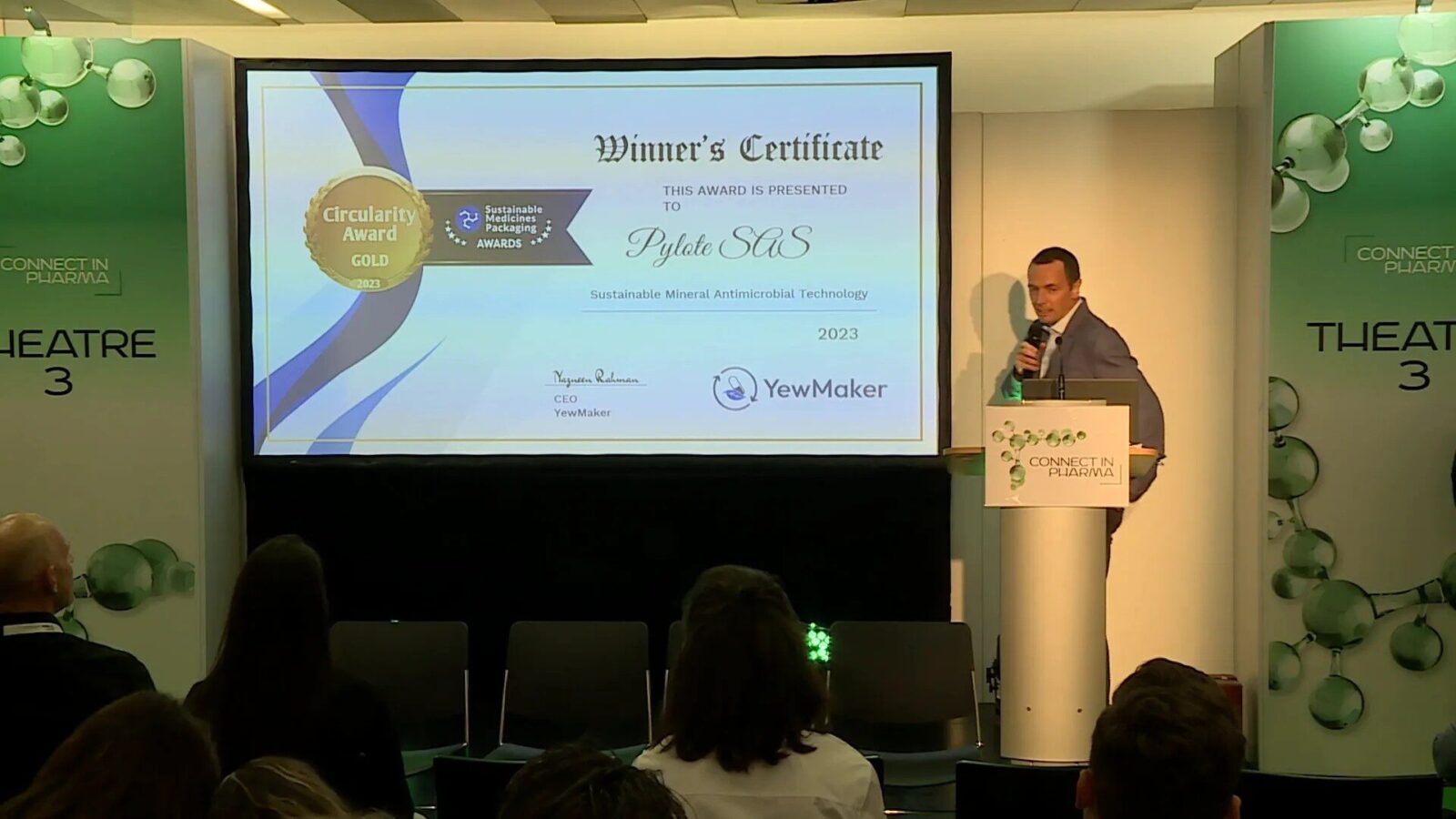 Pilot SAS nachhaltige antimikrobielle Technologie