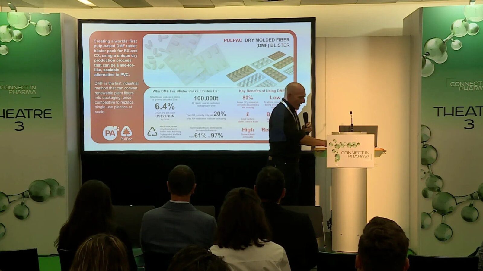 PulPac DMF Blister Verpackung