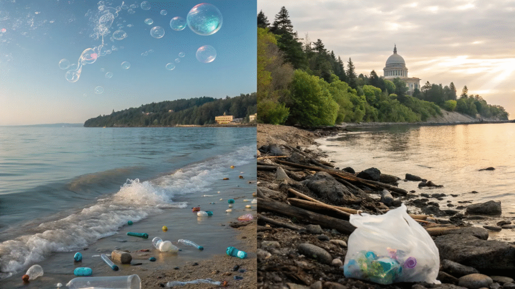 Die Plastikkrise eskaliert. Und Washington State? Ist schon mittendrin. 